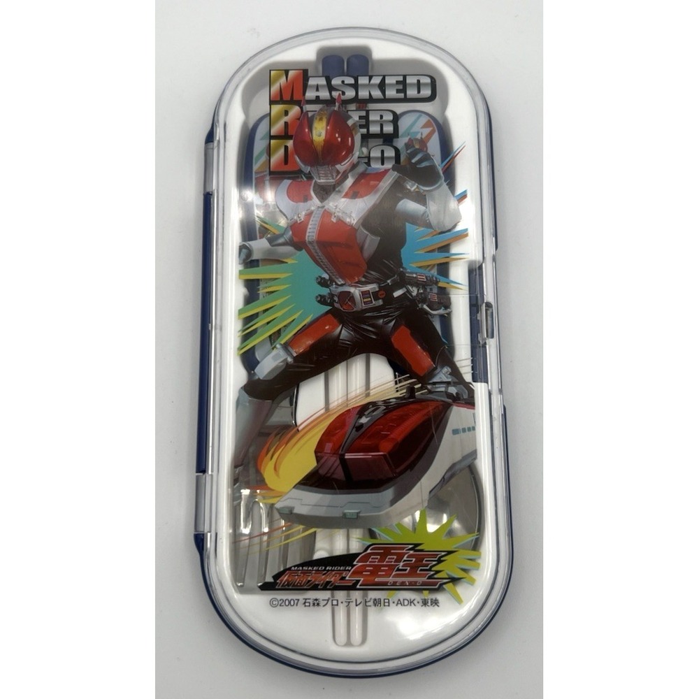 Kamen Masked Rider Den-O Japan Kids Utensil Set Fork Spoon Chopsticks Japanese